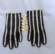 Escada Damen Lederhandschuhe Handschuhe Finge...