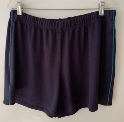 SB Active Navy Blue Elastic Drawstring Waist Shorts Women s Size XL