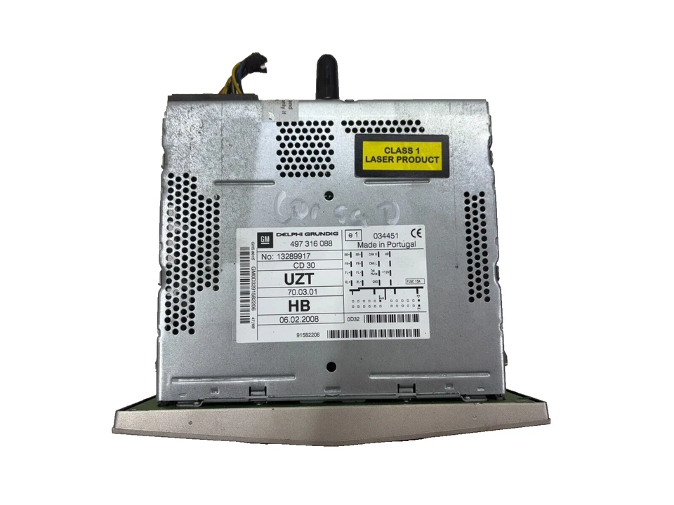 OPEL Corsa D CD-Radio CD30MP3 *ohne Code* 497316088 13289917 - Bild 4 von 4