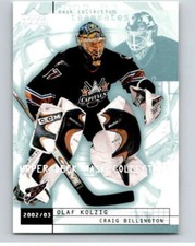 2002-03 UD Mask Collection #88 Craig Billington/Olaf Kolzig Capitals V94956