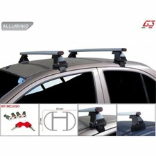 BARRE PORTATUTTO PORTAPACCHI G3 ALLUMINIO SERRATURA FORD FIESTA 5 PORTE 2017>