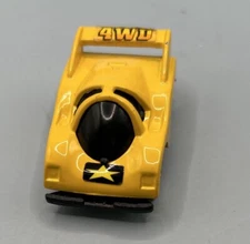 Turbo Racers Yellow Race Car Racing Unbranded