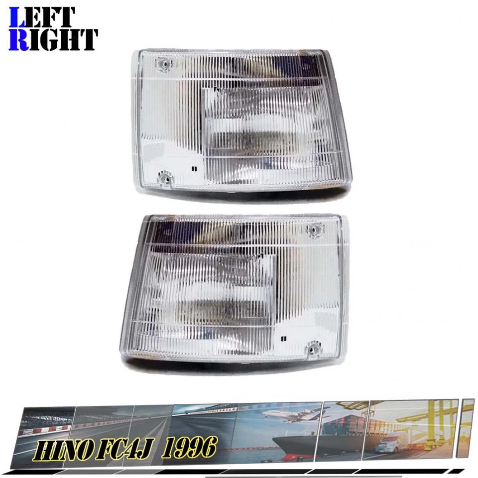 Lâmpada de canto lateral destro LH para caminhão de cruzeiro Hino Ranger Fm 1989-2002 - Imagem 2 de 4