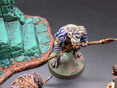 Gut bemalte Gnoll Boss dnd Fantasy Miniatur - Bild 4 von 4
