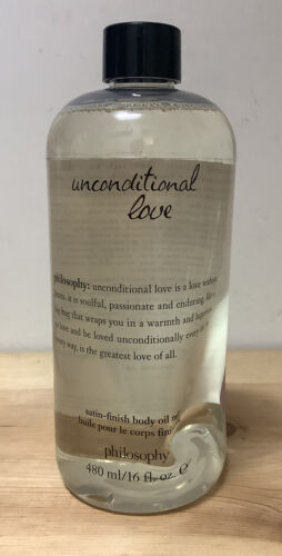 PHILOSOPHY ~ UNCONDITIONAL LOVE SATIN FINISH BODY OIL MIST ~ 16 OZ New