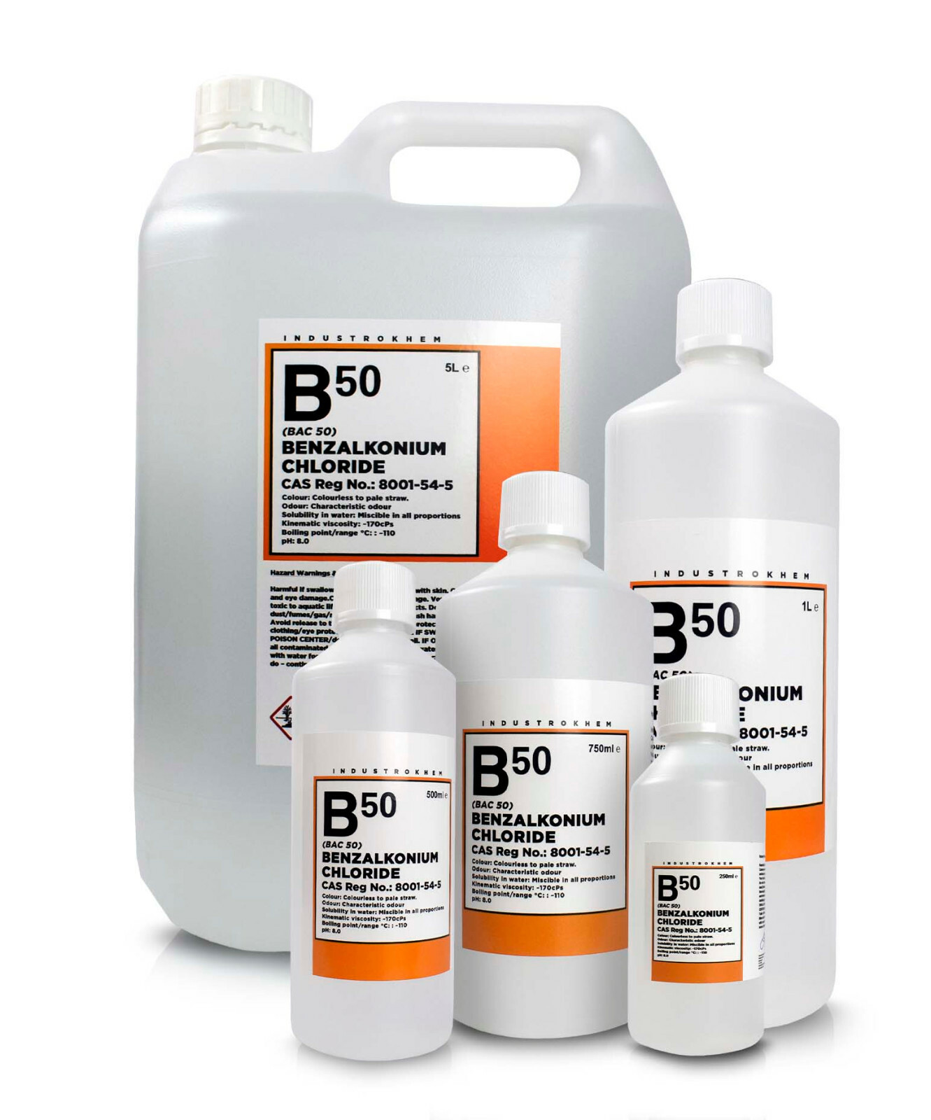 Benzalkonium Chloride Algaecide Bactericide & Fungicide BAC50 25L