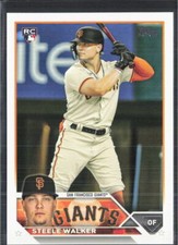 2023 Topps #264 Steele Walker Rookie San Francisco Giants RC