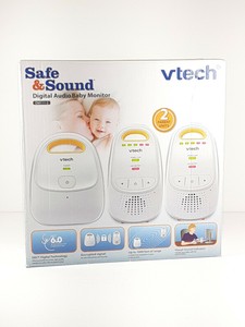 vtech audio baby monitor with 2 parent units