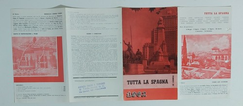 86889 66/ DEPLIANT TURISTICO - Tutta la SPAGNA in 16 giorni 1962 - Picture 2 of 5