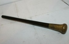 Antique Wood and Brass Parasol Handle Early 1900's