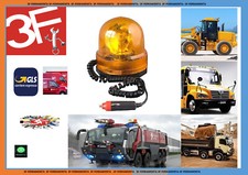LAMPEGGIANTE SEGNALATORE EMERGENZA ROTANTE CALAMITAT MAGNETICO AUTO TRATTORE 12V