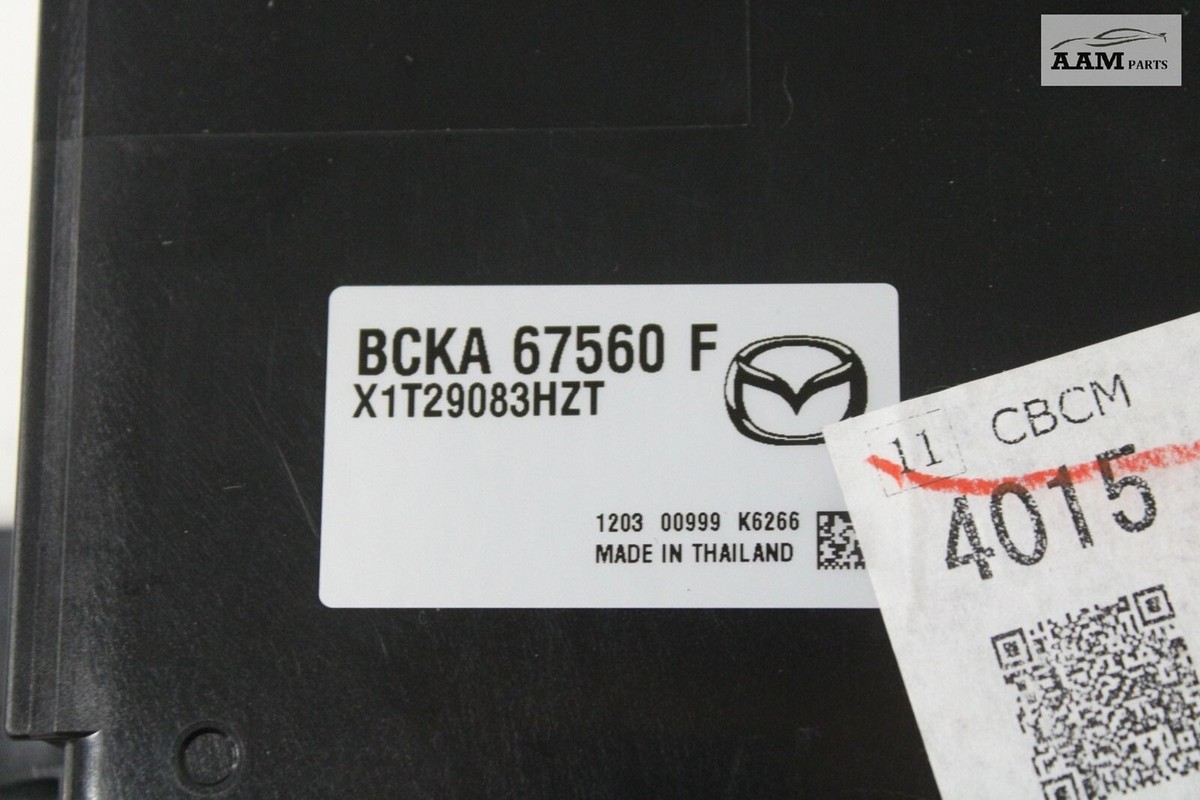 2019-2023 MAZDA 3 HATCHBACK BCM BODY CONTROLLER COMPUTER CONTROL