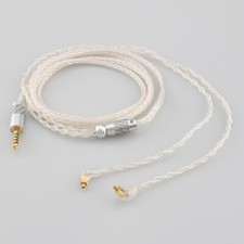 8Core Pure Silver Earphone Cable For Etymotic ER4SR ER4XR ER3XR ER3SE ER2XR