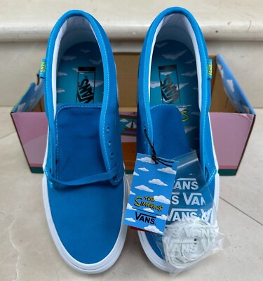 Mens Size 11 - Vans X The Simpsons - Bart Blue - Chukka Pro - Sold