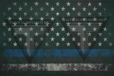 Kydex Infused Thin Blue Line Full Stars 11 7/8 X 7 7/8" 1 Sheet