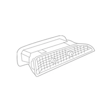 Genuine OEM Center Dashboard Air Vent For Saab 12786858