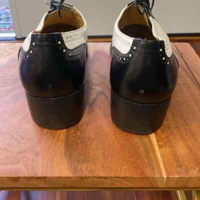 VINTAGE Spectator BRAGANO for COLE HAAN Wingtip Oxford Dress Shoes 8 D ITALY VINTAGE Spectator BRAGANO for COLE HAAN Wingtip Oxford Dress  main image 4