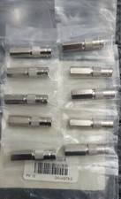 Coaxial Connector: BNC Female, RG-59/62, Silver, 0 to 4 GHz, 75 ohm, 10 PK