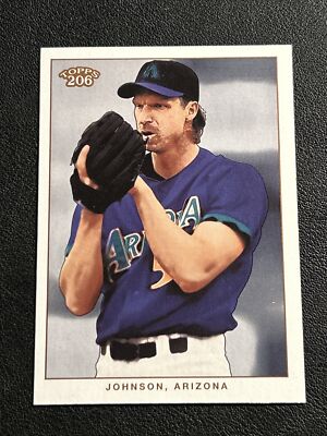 2002 Topps 206 RANDY JOHNSON Purple Jersey #195b | eBay