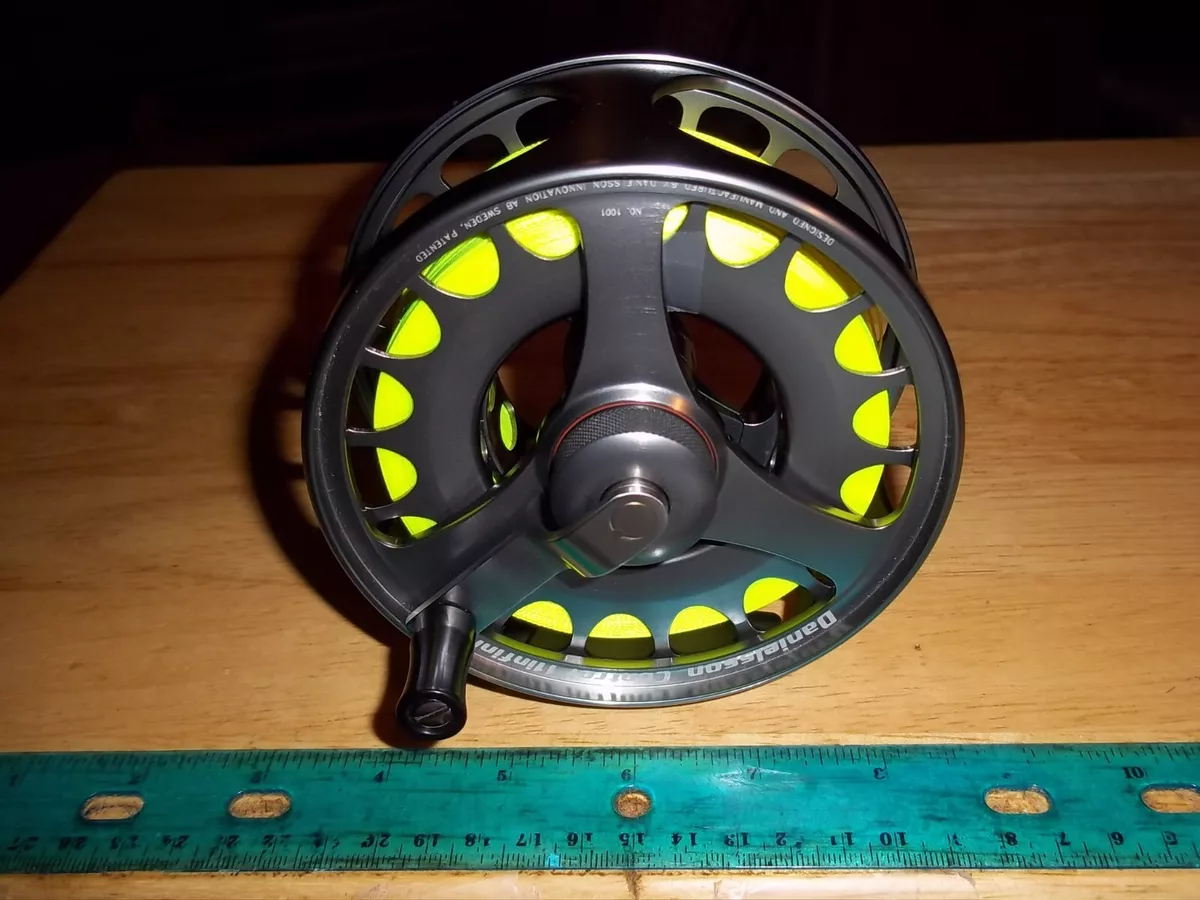 DANIELSSON SWEDEN CONTROL 11 INFINITY Fly Fishing Reel in box and pouch,  spooled