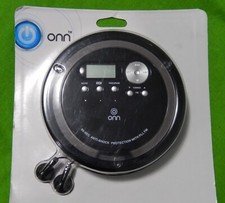 New ONN Portable CD Player with FM Radio