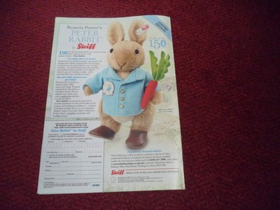 steiff beatrix potter limited editions
