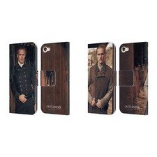 OUTLANDER SEASON 6 CHARACTERS LEATHER BOOK CASE FOR APPLE iPOD TOUCH MP3