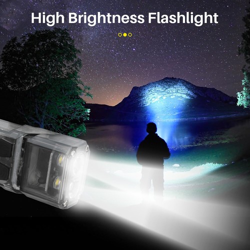 90000LM Induction Rotatable Keychain Light Rechargeable 10 LED Keychain 5 Stops - Picture 4 of 15