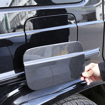 Carbon Fiber Gas Fuel Tank Cap Cover Trim For Benz W464 G500 G63 2019-2023