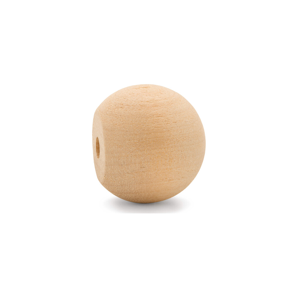 Unfinished Wood Ball Knobs 1-1/4 inch for Cabinets, Drawers, Crafts |Woodpeckers