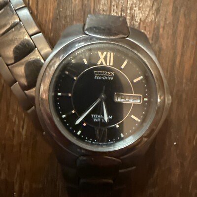 Citizen K18434 Titanium Mens Watch Eco Drive for sale online | eBay