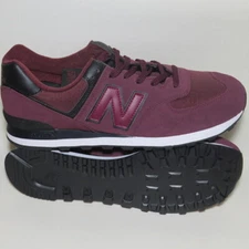 New Balance 574 Cordura Fabric Running Shoes Burgundy ML574ECD Mens Size 13 NEW