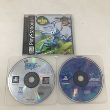 Rugrats Search For Reptar, Space Jam, and Bug’s Life Playstation 1 PS1 games