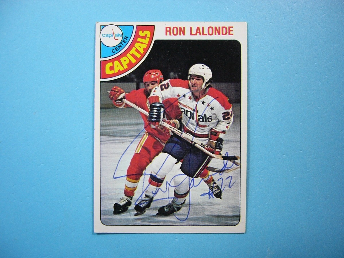 NHL O-Pee-Chee カード 1978年 1978/79 O-PEE-CHEE NHL HOCKEY CARD #371 RON LALONDE EX