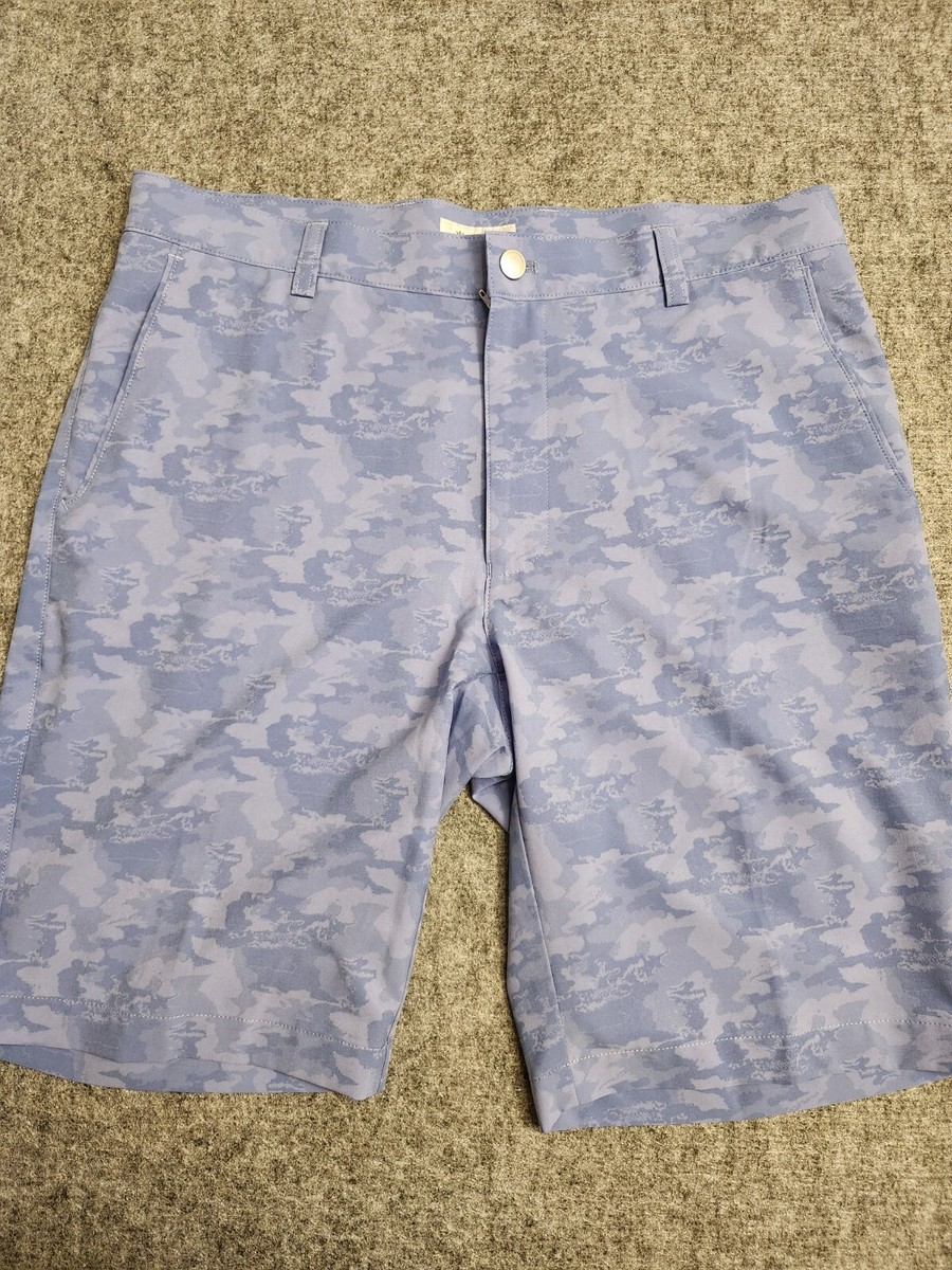 Peter Millar Crown Sport Shackleford Shorts Mens 33 Blue Camo