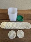 Full Roll of 20, 2021 1oz Silver Eagle Coins from Newly Opened Monster Box