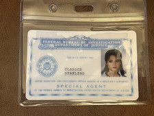 Clarice Starling Nowość identyfikator odznaka Milczenie owiec z BAM! Pudełko