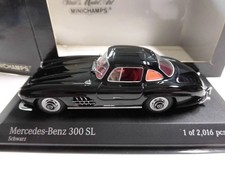 Mercedes-Benz 300SL Coupe 1955 Black [PMA 1/43 Minichamps Minicar]