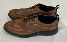 Cole Haan 3.Zerogrand Wingtip Oxford Mens 8.5 M British Tan Leather C28204