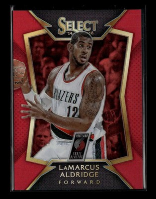 LaMarcus Aldridge 2014-15 Panini Select Red Prizm #6 #/149