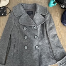 Banana Republic Wool Blend Peacoat Size M