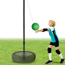 Heavy Duty Tetherball Set, Tetherball Pole and Ball Set for Outdoor Backyard,...