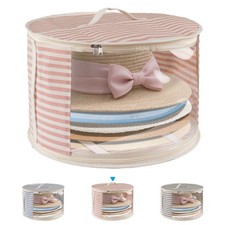 1 Pack Hat Storage with Clear Window, Holds up to 7 Caps Cowboy Hat Organizer...