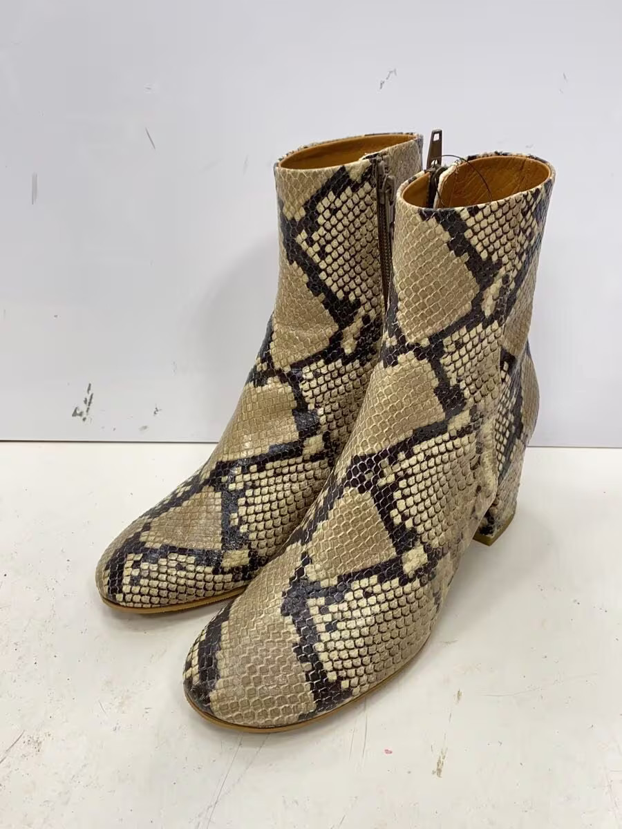 Pippichic Boots 36.5 Beg Python Pattern Jyx07 - image 2