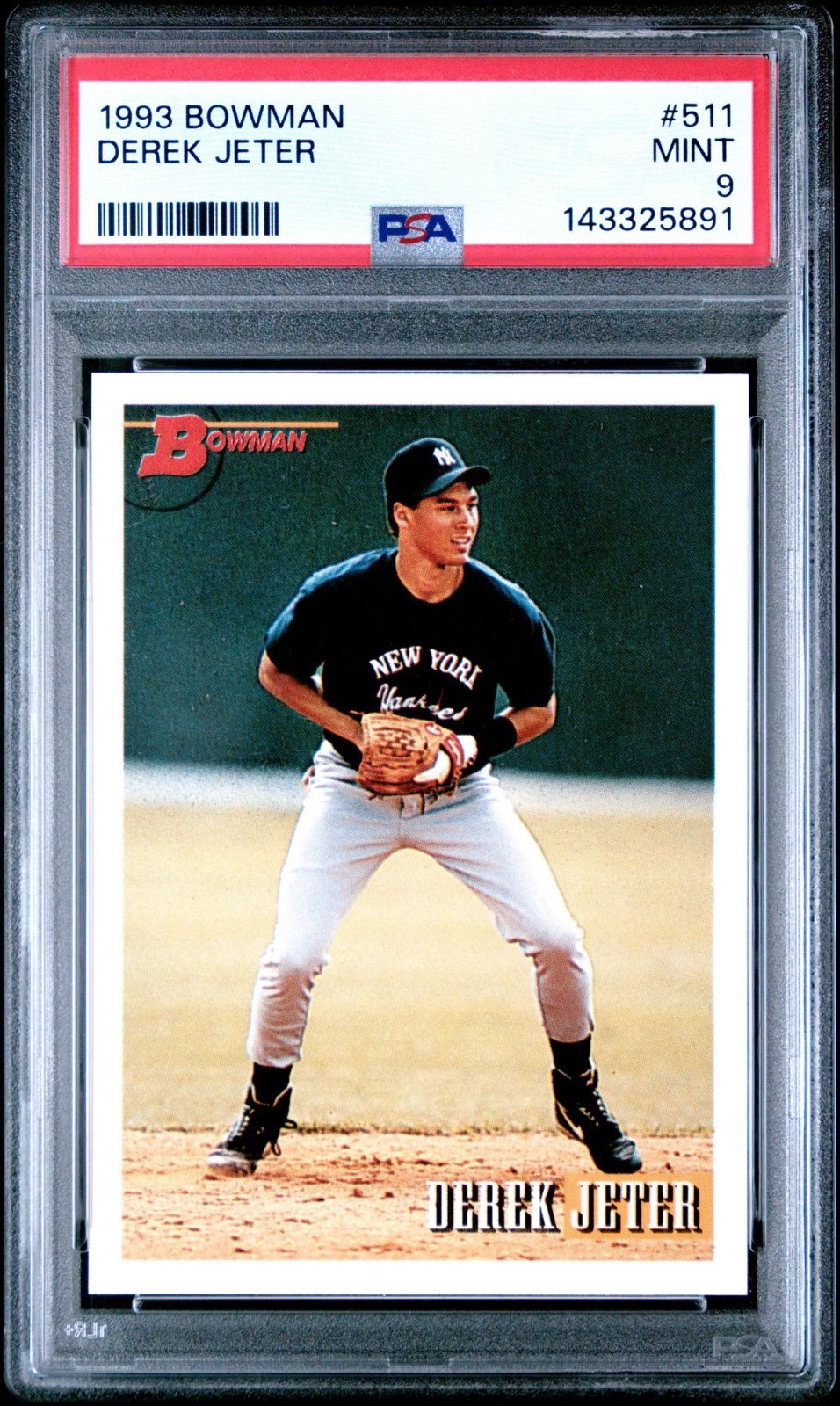 1993 Bowman Derek Jeter #511 PSA 9 MINT- Fresh 2026 slab - New York Yankees HOF