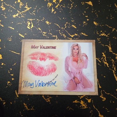 Collectors Expo LLC 2022 - May Valentine - AUTO Kiss Card - WWE NWA