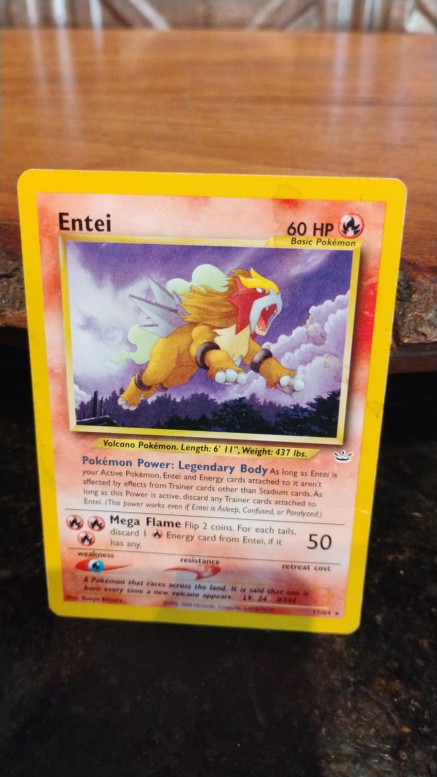 ENTEI Neo Revelation Set POKEMON Non-Holo 2000 Trading Card 17/64 TCG