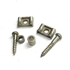 2 Vintage Aged Gotoh Strat Tele String Retainers Guide Fender Relic Guitar MIJ