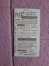 TYPHOO TEA - LAST CHANCE CONTUNUATION ADVERT / PROMO CARD #25 GD+