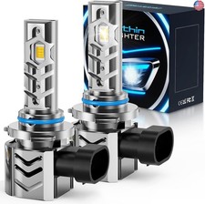 9006 Light Bulbs, 35,000LM Super Bright HB4 Fog Lights, 6000K Cool White, Real